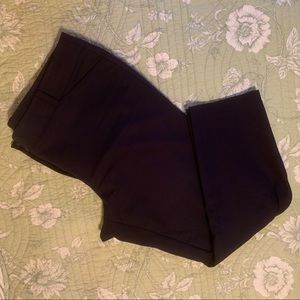 LOFT Dark Navy Marissa Slacks